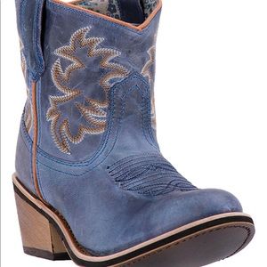 Laredo womens short blue/grey ankle boots
